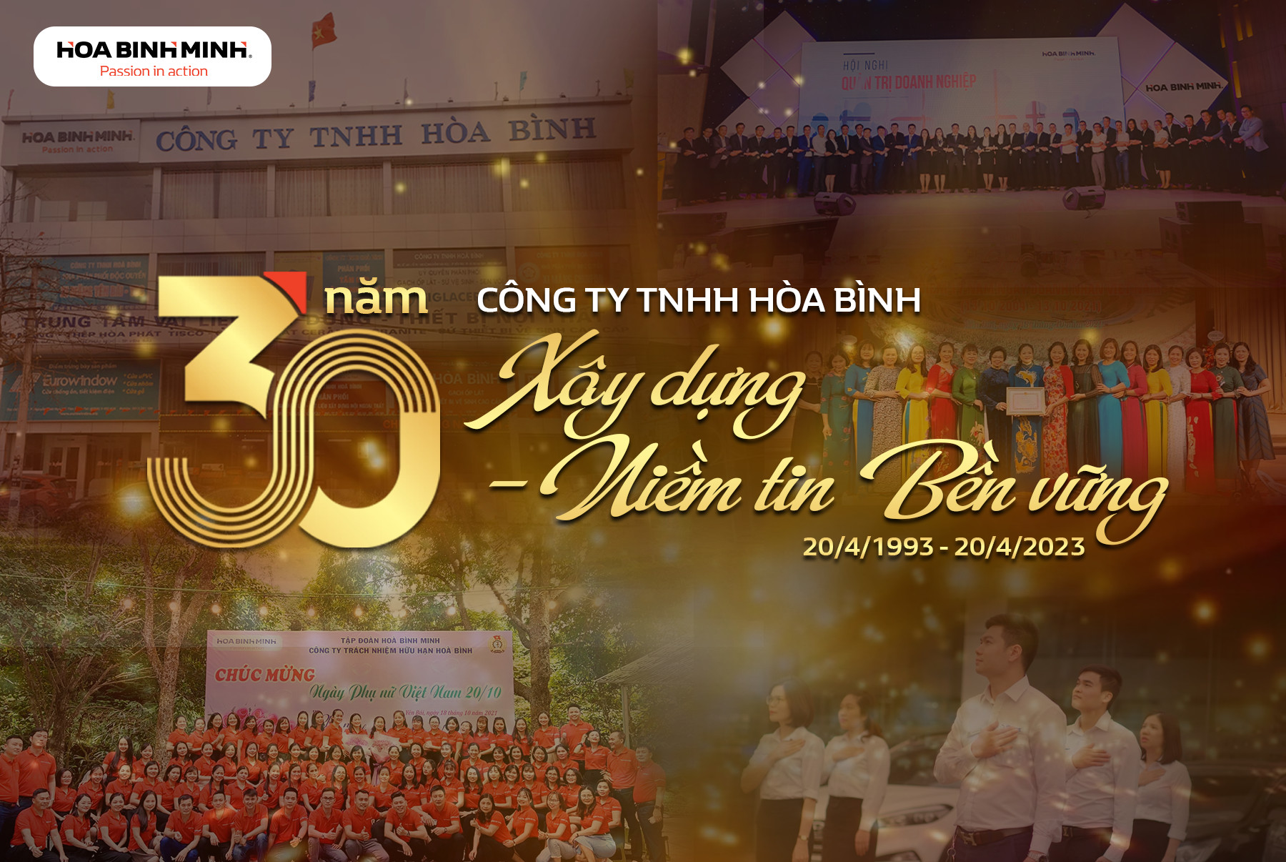 CÔNG TY TNHH HÒA BÌNH: 30 NĂM XÂY DỰNG - NIỀM TIN BỀN VỮNG